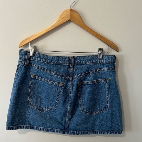 ABERCROMBIE MINI DENIM CARGO SKIRT SIZE 12 - Picture 11 of 11
